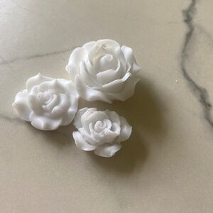 Hand soaps hand pored roses